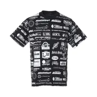 ヴィトン 18AW コットン Tシャツ XS メンズ ブラック RM182