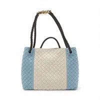 ボッテガヴェネタ ツイスト レザー ハンドバッグ ホワイト A2438930