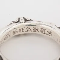 Chrome Hearts SBT Band Ring Ring 925 7.4g With invoice No