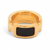 ❤未使用品❤オランプリングPM Sサイズ エトゥープｘPゴールド金具 エルメス ランク NS 未使用品 HERMÈS エルメス オランプ リング ブラック