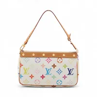 ヴィトン マルチカラー ポシェットアクセソワール M92649 ホワイト