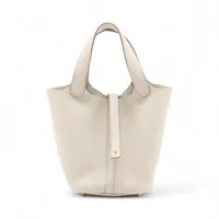 エルメス ピコタンロック18 PM トリヨンクレマンス ベトン ゴールド金具 W:2024年