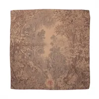 美品短期掲載　エルメス2021aw美品カシミヤシルク魔法の杖傘 HERMES】スカーフ《魔法の杖傘》カレジェアン140 (HERMES
