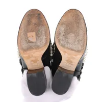 シャネル ココマーク レザー ショートブーツ 36.5C レディース