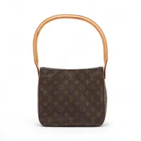 ヴィトン モノグラム ルーピングMM M51146 ブラウン