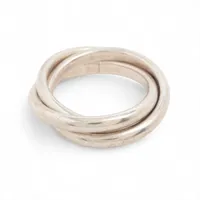 Tiffany ティファニー　トリニティ リング シルバー925 12号 TIFFANY & CO. ティファニー 925 SILVER シルバー 3連 トリニティ