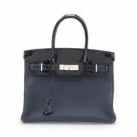 【美品】【一角破れあり】HERMES エルメス　バーキン30空箱 正方形 美品】【一角破れあり】HERMES エルメス バーキン30空箱 正方形