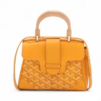 カルティエ ハッピーバースデー ワンハンドル ハンドバッグ イエロー エナメル系 カルティエ ハッピーバースデー ワンハンドル ハンドバッグ