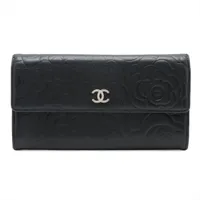 美品✨ シャネル 長財布 エナメル シルバー金具 ボルドー 17番台