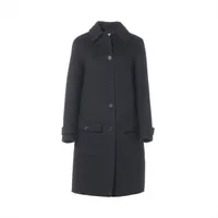 【クリスチャンディオール】ロングコート　アンゴラ混　緑　ドロップショルダー クリスチャンディオール アウター｜中古ブランド品・ブランド