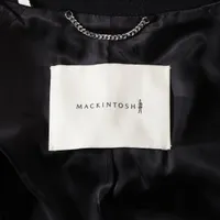 マッキントッシュ ウール ロングコート 34 レディース ブラック