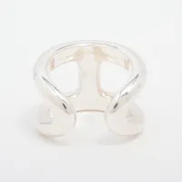 エルメス オスモズGM リング 54 925 15.4g シルバー A3920795