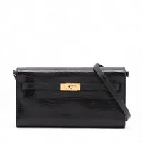 ケリー　ウォレット　オーストリッチ エルメス ケリーウォレット ロング トゥーゴー オーストリッチ