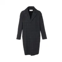 セリーヌ エディ期 カシミヤ コート 36 レディース ネイビー 2M6816700