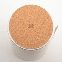 エルメス ペリメートル 花瓶 陶器 オークル トールベース ヴァヌリー