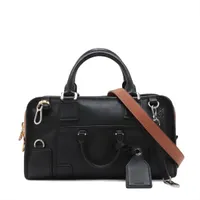 ロエベ アマソナ28 レザー ハンドバッグ ボルドー AP084538