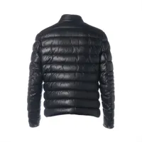 Moncler AMIOT 17 years Leather Down jacket 3 Men's Black