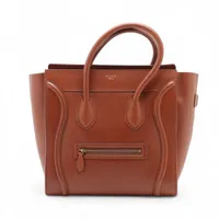 美品【CELINE】ラゲージ ファントム　クロコ型押し ✨美品✨CELINE セリーヌ ラゲージ ファントム クロコ型押し