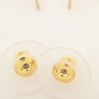シャネル ココマーク B25V ピアス(両耳用) ラインストーン ゴールド