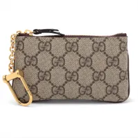 美品 GUCCI PVC レザー アニマル ピッグ コインケース GG ファスナ 美品 GUCCI PVC レザー アニマル ピッグ コインケース GG