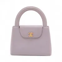 シャネル ココマーク ラムスキン チェーンハンドバッグ べっ甲