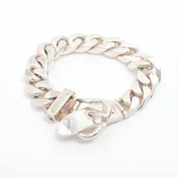 エルメス ブックルセリエGM ブレスレット SV800 120.1g シルバー