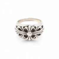 クロムハーツ フローラルクロス リング 925 16.6g インボイスアリ 16.5