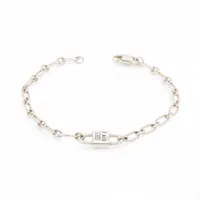 ティファニー 1837スモールダブルロック ブレスレット 925 6.8g