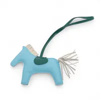 エルメス ロデオチャームPM チャーム アニョーミロ ブルー