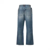 Chanel Coco Mark 24 years Cotton Denim Pants 34 Ladies' Blue