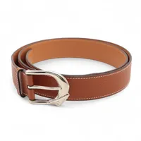 エルメス メドール コリエドシアン 〇Z ベルト 70 レザー