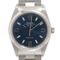 ロレックス エアキング 14000M SS SS AT 黒文字盤 A3687188