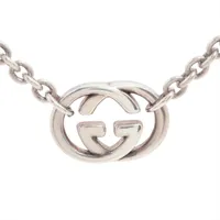 最安値グッチ インターロッキングG アラベスク リング16号シルバー グッチ インターロッキングG アラベスク ネックレス 925 7.0g