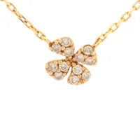 クリスティーナ ハン ルビー シェル ダイヤ ネックレス K18(YG) 8.1g