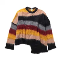 マルニ 23AW ウール×モヘヤ ニット 46 メンズ マルチカラー