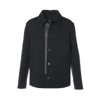 エルメス シェーヌダンクル ウール×ナイロン ノーカラージャケット 44