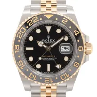 ロレックス GMTマスターⅡ 126713GRNR SS×YG SS×YG AT 黒文字盤 あまりごま1
