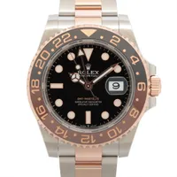 ロレックス GMTマスターⅡ 126711CHNR PG×SS PG×SS AT 黒文字盤 あまりごま1