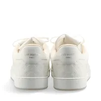 Louis Vuitton Rivoli line 23 years Leather Sneakers 8 Men's White