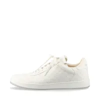 ヴィトン リヴォリライン 23年 レザー スニーカー 8 メンズ ホワイト