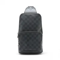 ヴィトン ダミエグラフィット アヴェニュースリングバッグ N41719 ブラック RFID反応あり