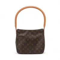 ヴィトン モノグラム ルーピングMM M51146 ブラウン