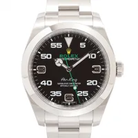ロレックス エアキング 14000M SS SS AT 黒文字盤 A3687188｜中古