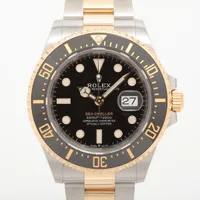 ロレックス シードゥエラー 126603 SS×YG SS×YG AT 黒文字盤