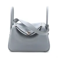 エルメス リンディ26 トリヨンクレマンス ブルーラン シルバー金具 □Q:2013年