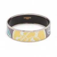 エルメス エマイユ バングル GP シルバー AP128185｜中古
