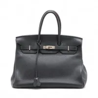 エルメス バーキン35 ルトゥルネ トゴ ブラック シルバー金具 □O:2011年