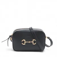 【良品】✨GUCCI グッチ 24cm パンプス 黒 レザー ビット調 37C グッチ ホースビット レザー パンプス 38.5 レディース ブラック