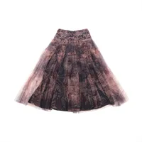 クリスチャンディオール シルク×ナイロン スカート F34 ピンク