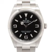 ロレックス エクスプローラー36 124270 SS SS AT 黒文字盤 あまりごま1
